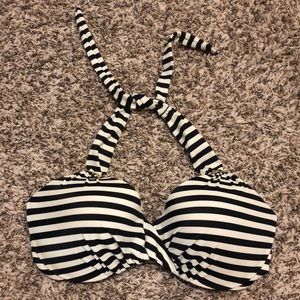 Victoria’s Secret sexy push up bikini top striped vacation summer swim